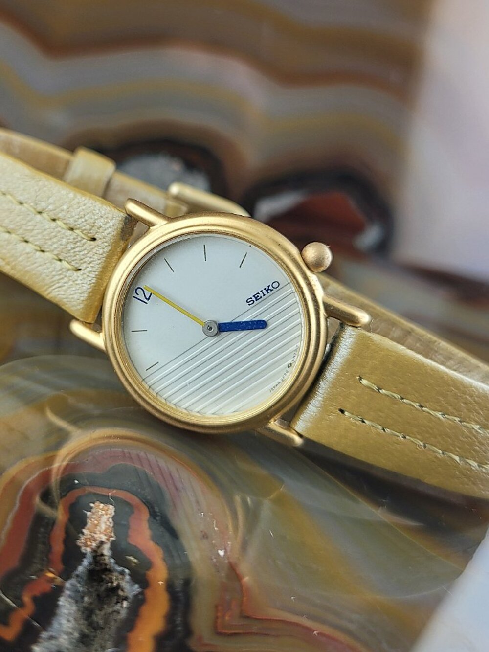 Rare Vintage Womens Seiko Watch 2P20-0B20 Japan Quartz